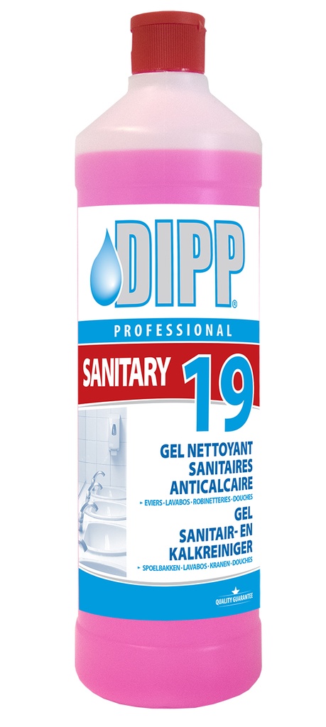 Dipp N° 19 en 1L Gel sanitaire Anticalcaire