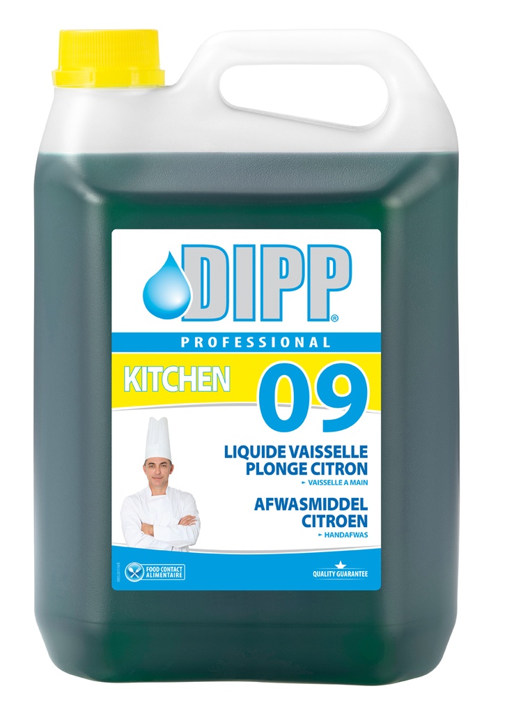 Dipp 09 en 5L - Liquide vaisselle plonge citron
