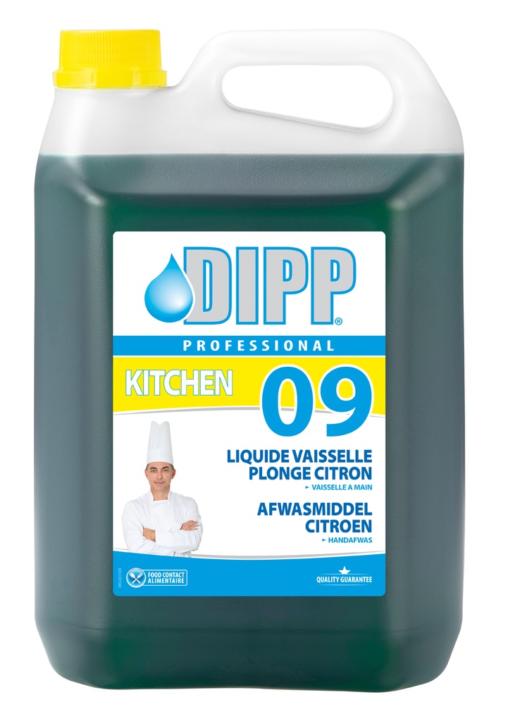 Dipp 09 en 5L - liquide vaisselle plonge citron