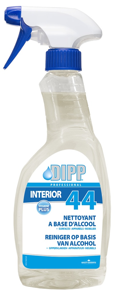 Dipp 44 en 500ml - Spray assainissant hydroalcoolique