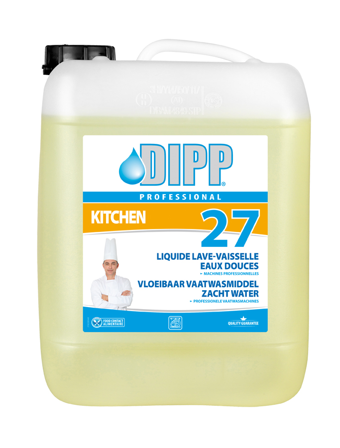 Dipp 27 en 10L - liquide lavage lave-vaisselle