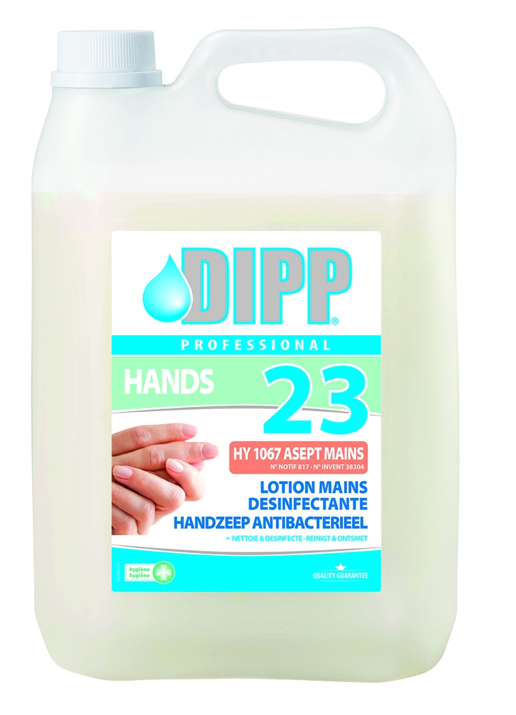 Dipp 23 en 5L - lotion mains désinfectante
