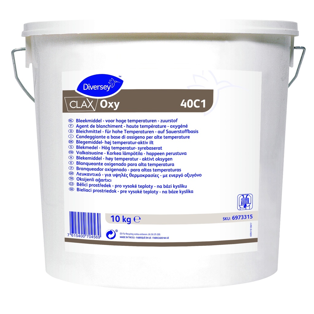 Clax Oxy 10kg en poudre -Additif de blanchiment