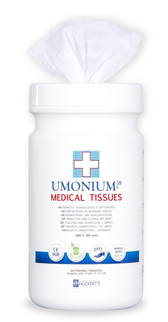 Umonium 38 Medical Tissue Jumbo x100 lingettes