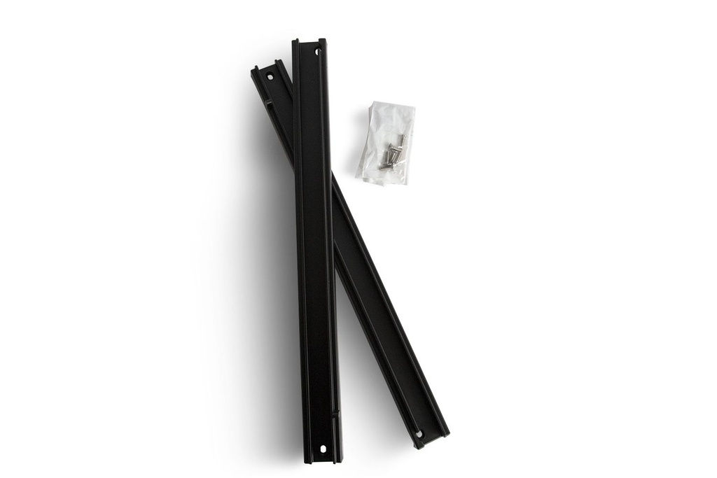 Rails de tiroir noir-Kit conf. inclus-pour Bts rangements