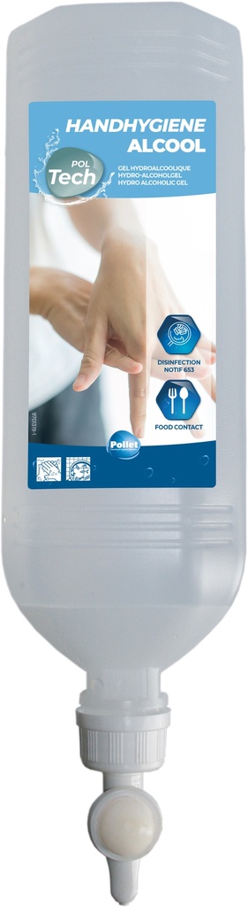 Handhygiene Alcool en 1L - Pollet