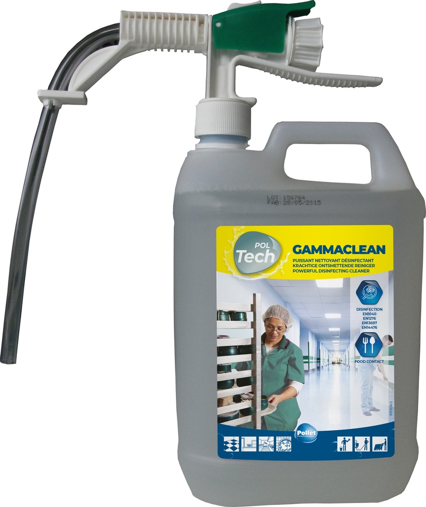 Gamma clean POD en 5L - désinfectant agréé K12B
