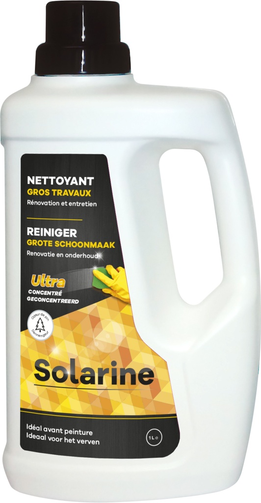 Solarine Nettoyage gros travaux - Liquide en 1L