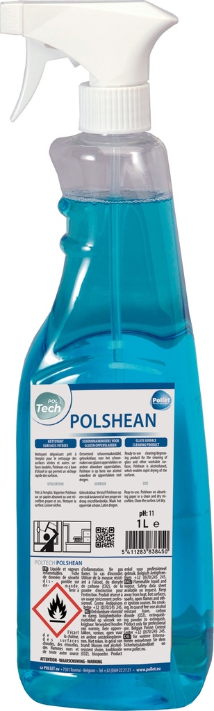 POLTECH Polshean en 1L + 1 Spray vitre -Pollet