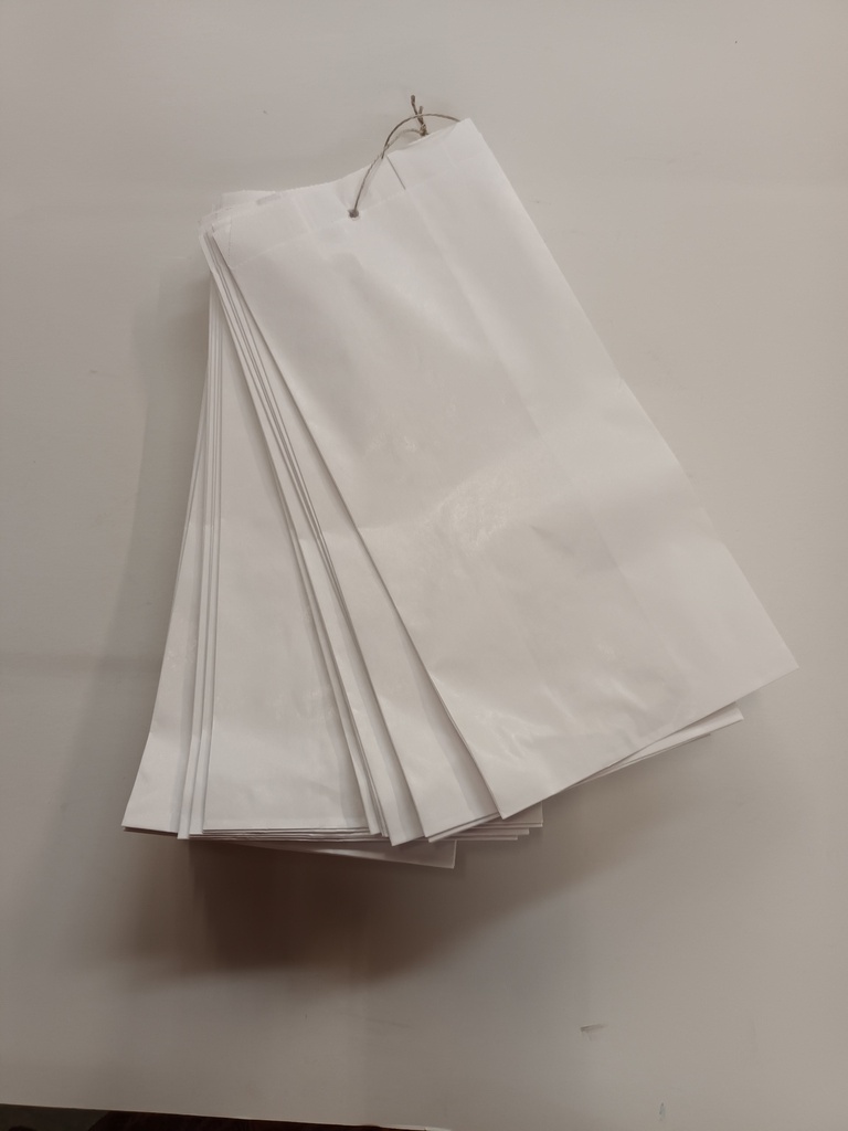 Sachet papier 4P(pain) blanc 50g -140x295mm - 10Kg