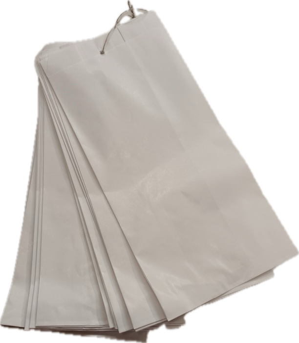 Sachet papier 4P(pain) blanc 50g -140x295mm - 10Kg