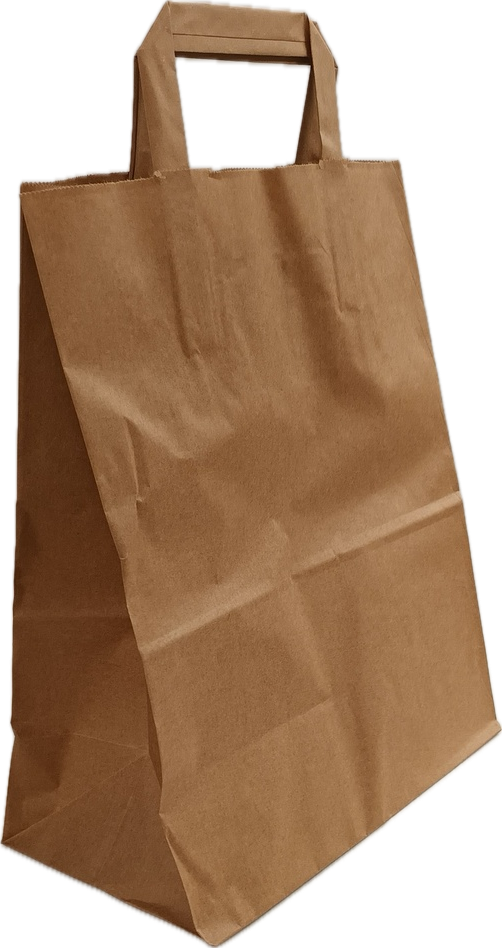 Valisette papier Kraft 26x14x330mm x250 pces