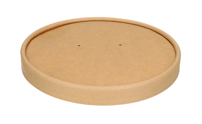 Couvercle Rond Carton Kraft 150mm - x360pces