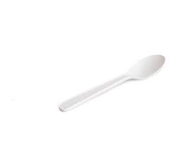 Cuillère à café biodégradable CPLA Blanc 115mm - 20x50pces