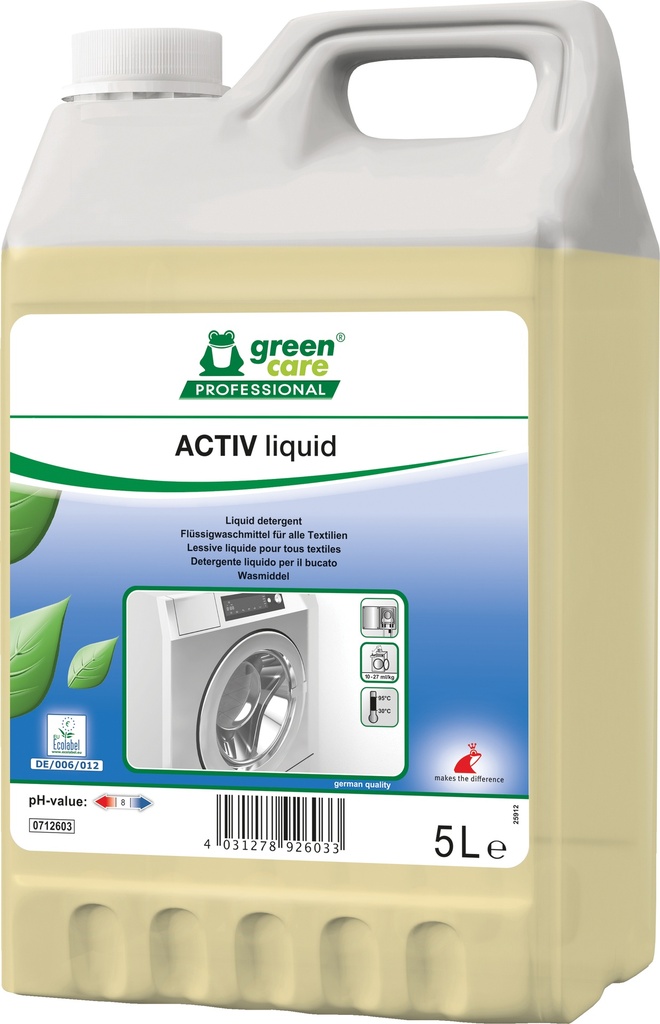 ACTIV Liquid-5L Ultra concentré avec Ecolabel