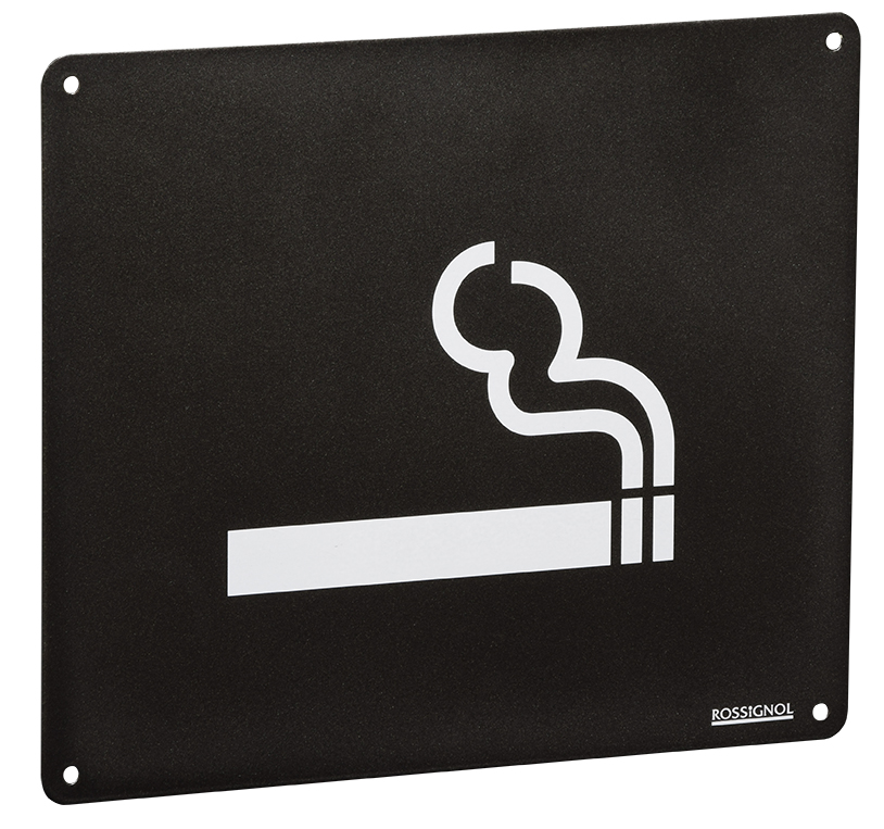 Plaque signalitique de tri murale - mégots