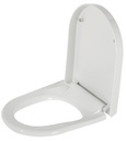 Abattant WC Thermoplastique + Freins de Chute -  BLANC