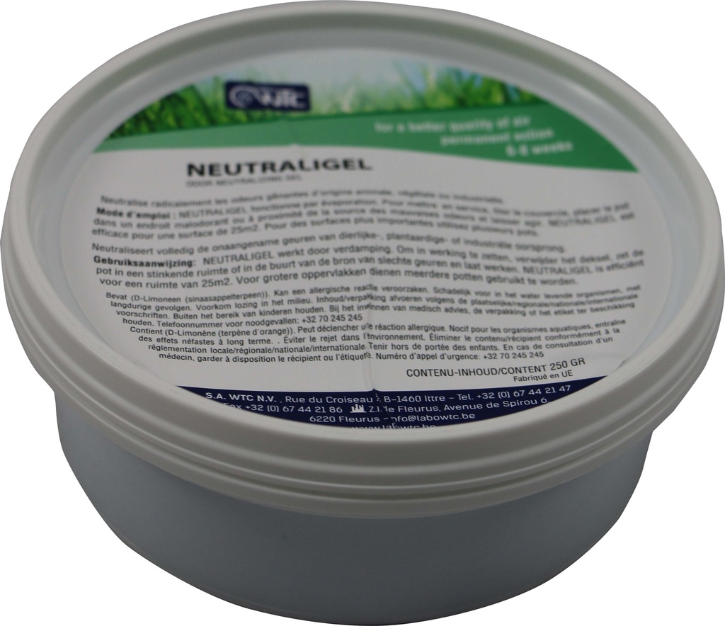 Neutraligel 250grm -Neutraliseur d'odeurs en gel