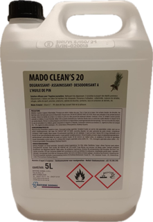 Mado Clean's 20 en 5L (Pin Power) Assainissant odeur Dettol