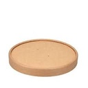 Couvercle Carton brun 99x15mm pour Contenant 360ml -x500pc