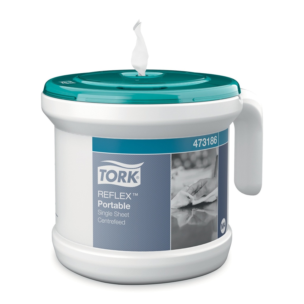 Distributeur portable Tork Rlx dévidage central Reflex Wiping