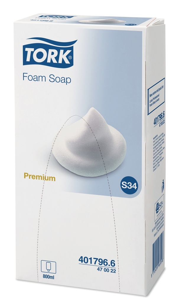 Savon Tork Foam Soap en 800ml - Rose parfumé