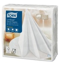 Serviette de Table Tork Linstyle 39x39 Blanche pliage1/4 -x700pces