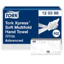 Tork Xpress® Essuie-mains Multifold Doux 2 plis Blanc H2 Advanced x3.780pc