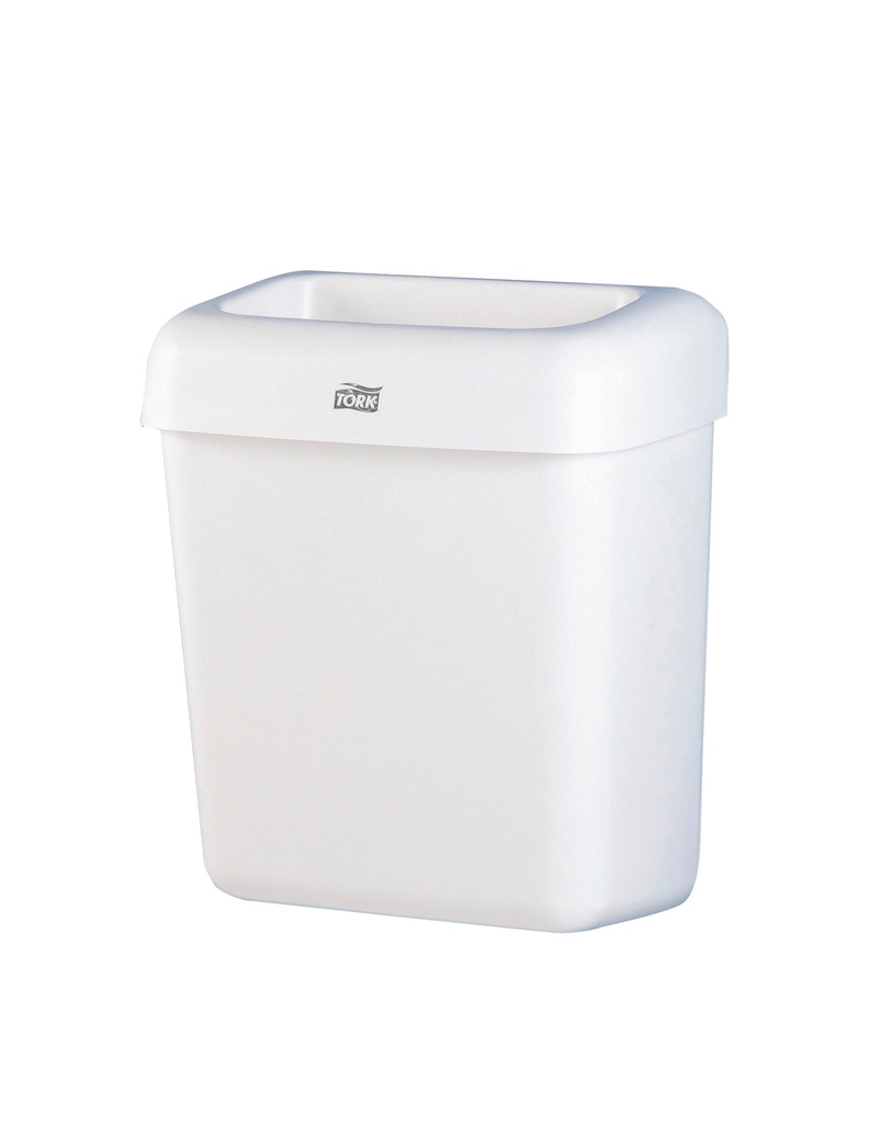 Poubelle Tork 20L Mini Bin-montage mural blanc B2