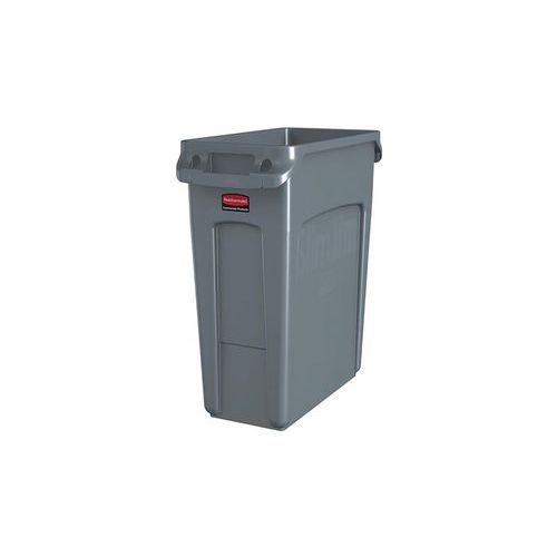 Poubelle  Slim Jim 60L Gris