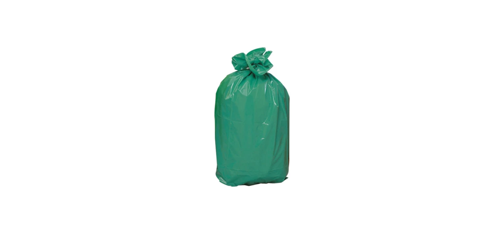 Sac poubelle 90x120x60BD Vert - Prix rlx 15 sacs