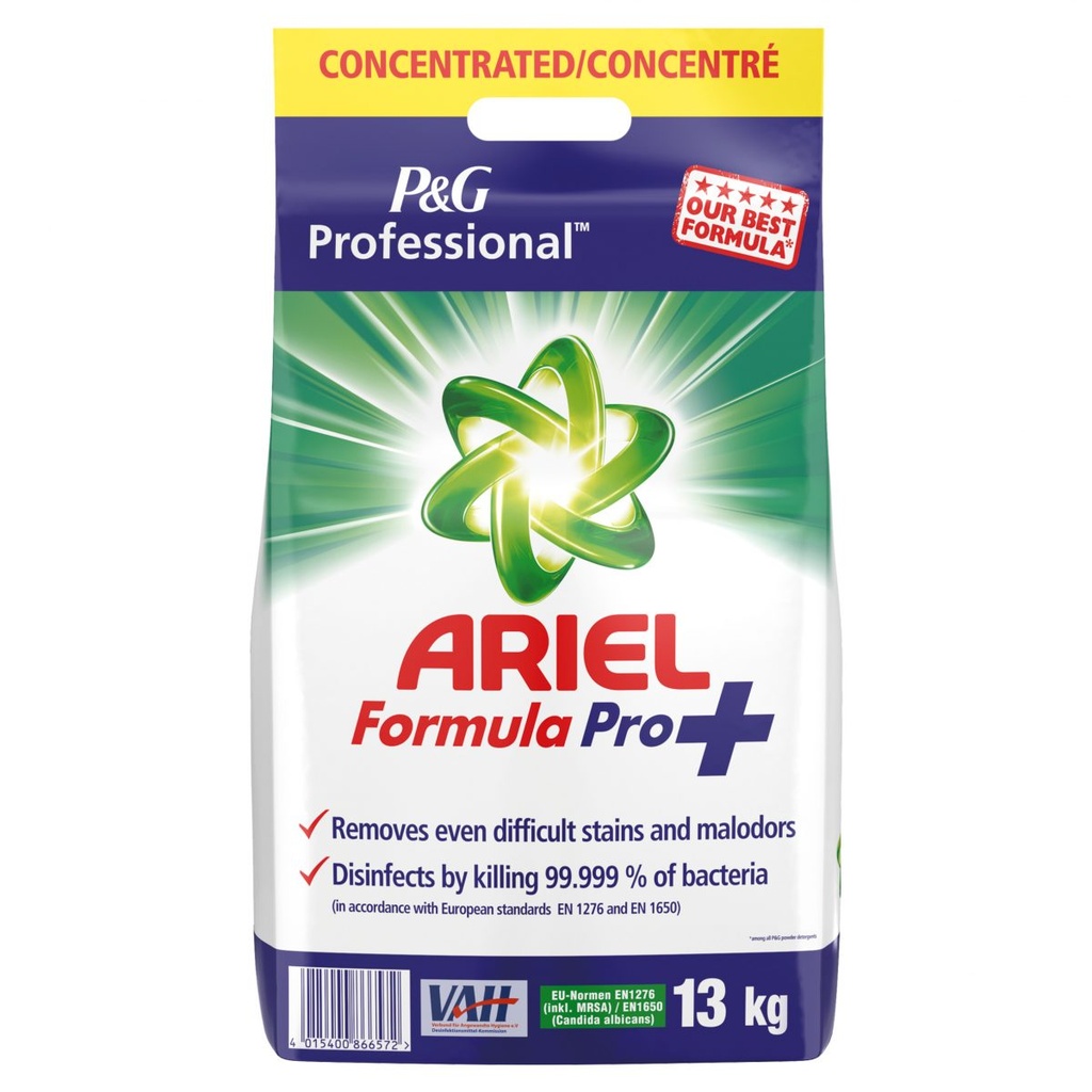 ARIEL Prof + en 13Kg formule PRO/130 doses