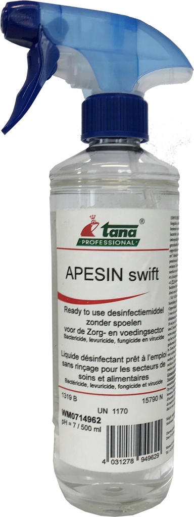 Apesin swift 500ml -agréé 1319B -Biocide-