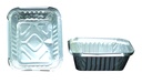 [5450] Ravier Aluminium 450gr Lasagne bord rabattable  - x 1000 pièces