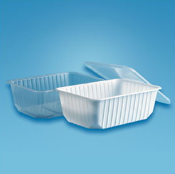 Ravier rectangulaire transparent 1000cc Euroboxx - 10x50 pièces