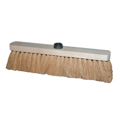Balai coco 60cm non vernis plat + Douille P28
