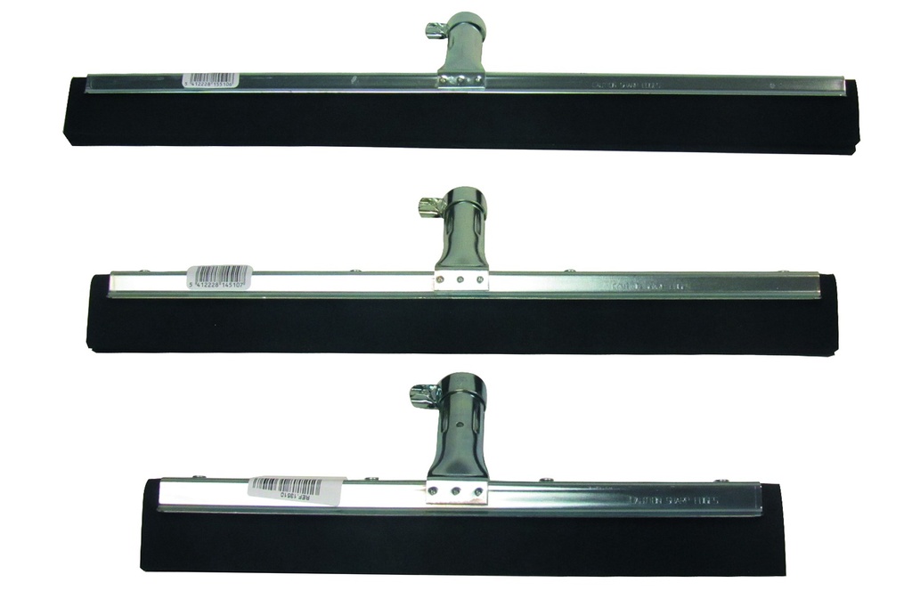 Raclette Métal mousse Noire  45cm  +  bord eau