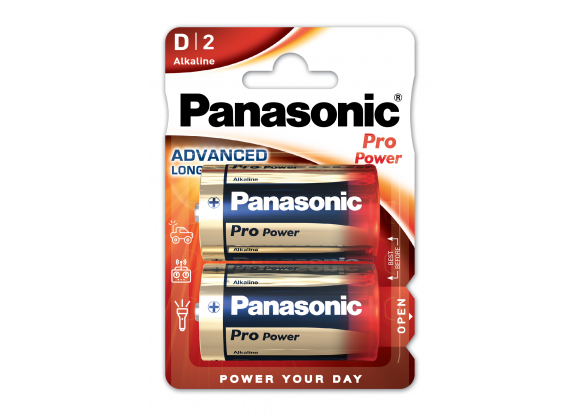 Piles Panasonic - XL   -LR20 PRO.PG--paq x2pces