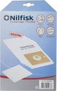Sac aspirateur poussière Synthétique séries Go&coupe -Nilfisk x5pcs