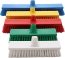 Balai Poussoir Dur 30cm (brosse Rue ) -ROUGE-