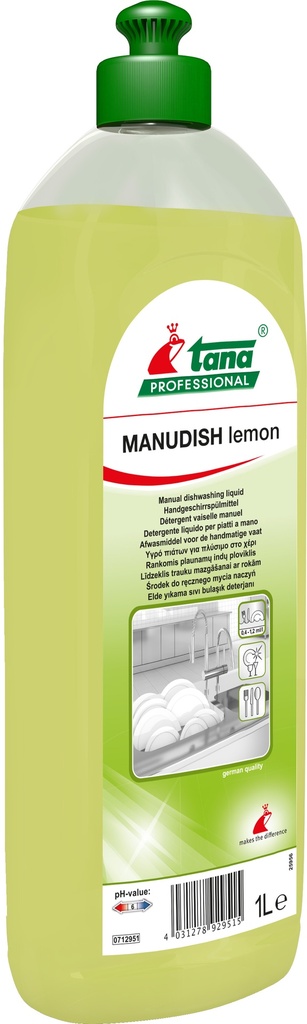 Manudish en 1L Lemon care plonge manuelle