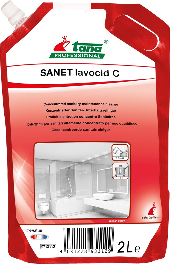 Lavocid C SANET  Recharge de 2L