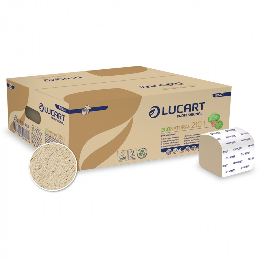 Papier Toilette Bulk EcoNatural 40x210pces LUCART T3
