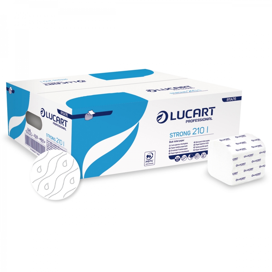 Papier Toilette Bulk Blanc 40x210pces-LUCART