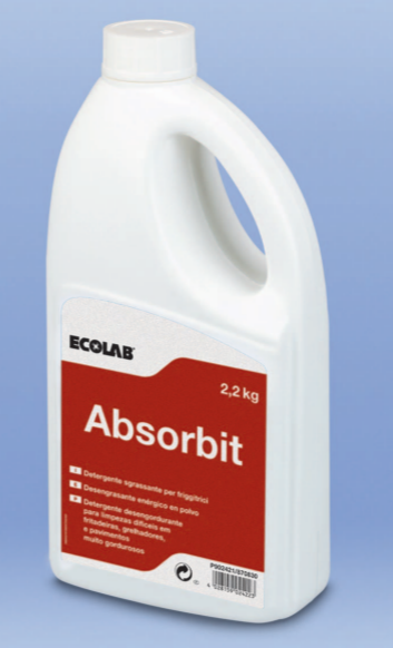 Absorbit poudre 6x2k2  dégraissant friteuses  -Ecolab