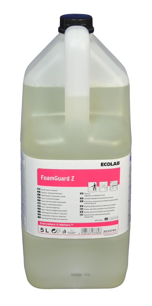 Foamguard Z en 2x5L - Détergent Moussant Acide