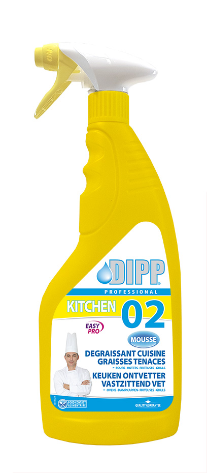 Dipp N° 02 en 750ml  MOUSSE - Dégraissant cuisine