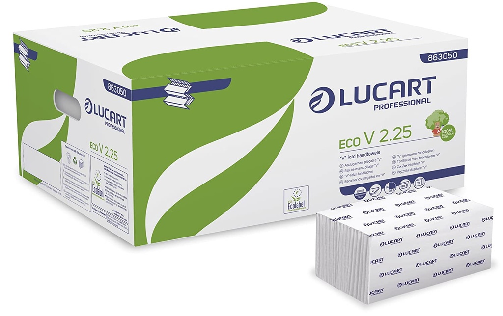 Eco Lucart V2.25 2 plis - 20x190 coupons