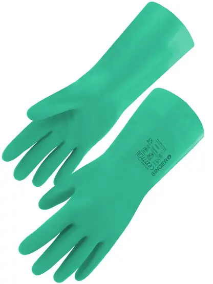 Gant Protector Vert Nitrile Glove