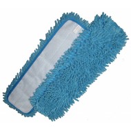 Mop Rasta Velcro 44 x 13cm bleu